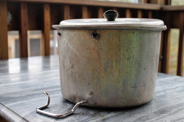 Old Aluminum Pot