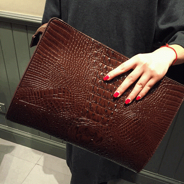 Fashion-day-clutch-the-trend-of-fashion-brief-for-Crocodile-women-s-clutch-bag-file-bag