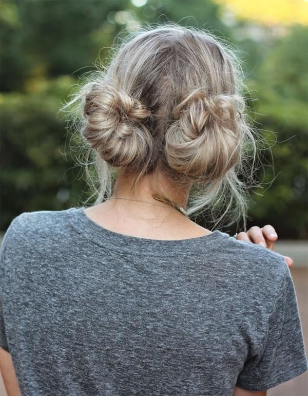 blonde-hair-double-bun